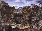 Joseph Anton Koch Swiss Landscape oil painting on canvas
